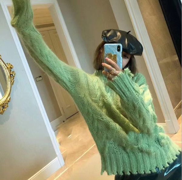 hollow out green knitted sweater women knitted pullover knitwear, White;black
hollow out green knitted sweater women knitted pullover knitwear, White;black