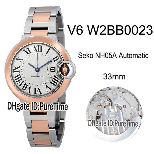 v6f w2bb0023 seko nh05a automatic ladies womens watch two tone rose gold white textured dial steel bracelet edition 33mm new 282v, Slivery;brown
v6f w2bb0023 seko nh05a automatic ladies womens watch two tone rose gold white textured dial steel bracelet edition 33mm new 282v, Slivery;brown