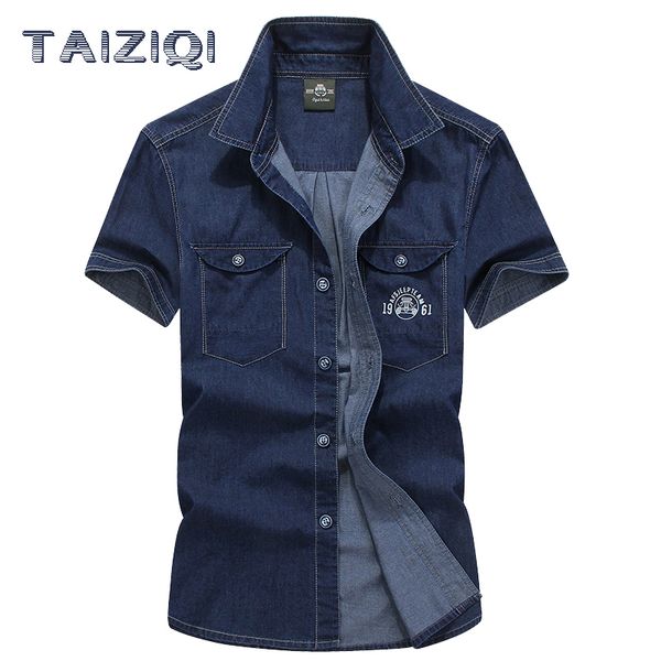 taiziqi men\x27s short sleeve shirt club 100% cotton safari style shirt cowboy mens shirts casual slim fit jeans shirts men 1662, White;black
taiziqi men\x27s short sleeve shirt club 100% cotton safari style shirt cowboy mens shirts casual slim fit jeans shirts men 1662, White;black