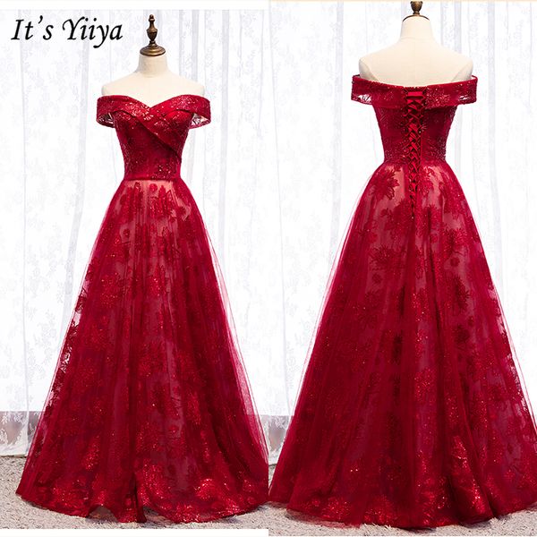 it's yiiya evening dress 2019 sequins appliques boat neck off shoulder formal dresses elegannt princess ball gown plus size e967, White;black
it's yiiya evening dress 2019 sequins appliques boat neck off shoulder formal dresses elegannt princess ball gown plus size e967, White;black