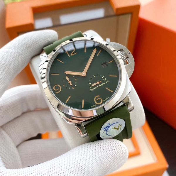 luxury men watches automatic movement rubber strap men waterproof wristwatches 316l watchcase wristwatches luxury men 45mm watches v7, Slivery;brown
luxury men watches automatic movement rubber strap men waterproof wristwatches 316l watchcase wristwatches luxury men 45mm watches v7, Slivery;brown
