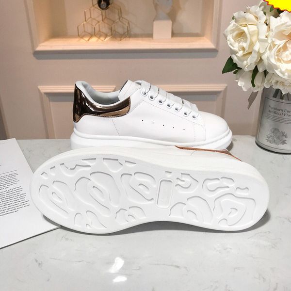 with box designer men women sneakers white leather platform shoes flat outdoors daily dress party casual shoes 20, Black
with box designer men women sneakers white leather platform shoes flat outdoors daily dress party casual shoes 20, Black