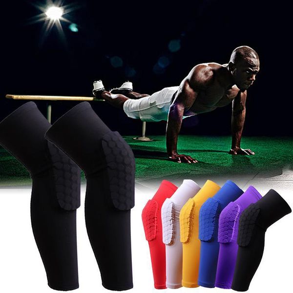 1 pair honeycomb knee pads anti-collision ventilation sport safety knee pad protector basketball pad sleeve honeycomb brace, Black;gray
1 pair honeycomb knee pads anti-collision ventilation sport safety knee pad protector basketball pad sleeve honeycomb brace, Black;gray