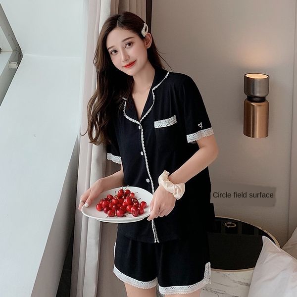 ice silk short-sleeved suit clothing shorts clothing shorts home clothes suit pajamas female ice cool modal breathable, Blue;red
ice silk short-sleeved suit clothing shorts clothing shorts home clothes suit pajamas female ice cool modal breathable, Blue;red