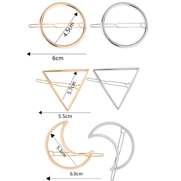 geometric shape hair clip fashion women lady girl punk hollow out moon triangle circle barrettes hairpin clamps gold tone
geometric shape hair clip fashion women lady girl punk hollow out moon triangle circle barrettes hairpin clamps gold tone