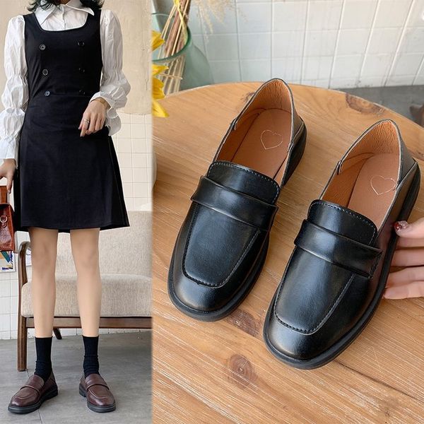 square toe summer shoes ladies slip-on oxfords women's british style shallow mouth female footwear autumn casual sneaker modis, Black
square toe summer shoes ladies slip-on oxfords women's british style shallow mouth female footwear autumn casual sneaker modis, Black