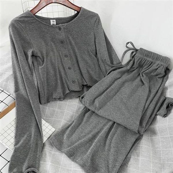 2020 women spring plus size casual sets female single-breasted t-shirt & elastic waist wide leg loose trousers two peice set q24, White
2020 women spring plus size casual sets female single-breasted t-shirt & elastic waist wide leg loose trousers two peice set q24, White