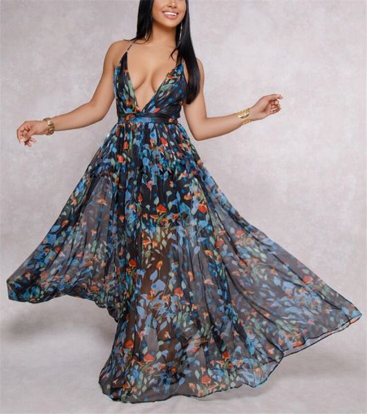 2019 bohemian bouche waist beach dress sundress dress striped european and american deep v-neck halter chiffon, Black;gray
2019 bohemian bouche waist beach dress sundress dress striped european and american deep v-neck halter chiffon, Black;gray
