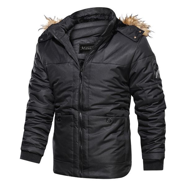 men's down & parkas winter men coats hooded cotton warm jackets thermal thick male casual fashion snow parka mens brand clothing hx246, Black
men's down & parkas winter men coats hooded cotton warm jackets thermal thick male casual fashion snow parka mens brand clothing hx246, Black