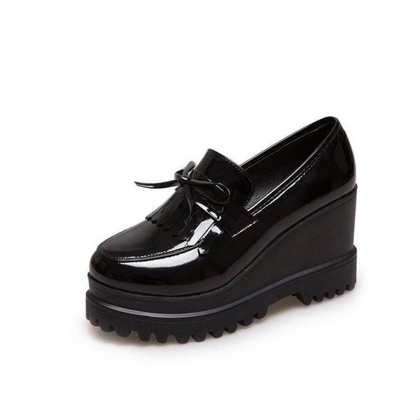 elevator shoes platform heels woman fringe tassel oxfords women shoes loafers female patent leather slip on ladies wedge, Black
elevator shoes platform heels woman fringe tassel oxfords women shoes loafers female patent leather slip on ladies wedge, Black