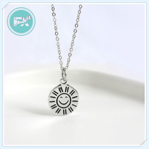 g.sky brand retro retro sun necklace 925 sterling cool women's sunshine smile choker ins accessories, Silver
g.sky brand retro retro sun necklace 925 sterling cool women's sunshine smile choker ins accessories, Silver