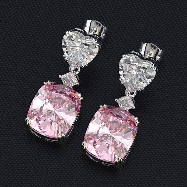 pink crystal zircon diamonds gemstones drop earrings for women evening party white gold silver color jewelry fashion gift, Golden;silver
pink crystal zircon diamonds gemstones drop earrings for women evening party white gold silver color jewelry fashion gift, Golden;silver