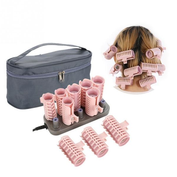 10pcs/set professional electric heated hair rollers curling roll hair tube roller curlers volume hair curly styling tool + case
10pcs/set professional electric heated hair rollers curling roll hair tube roller curlers volume hair curly styling tool + case