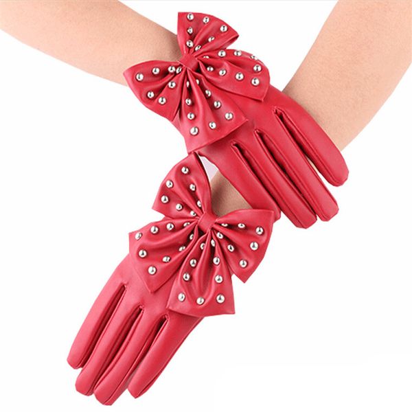 winter rivets butterfly bowknot pu leather soft motorcycle gloves for women ladies 0231, Blue;gray
winter rivets butterfly bowknot pu leather soft motorcycle gloves for women ladies 0231, Blue;gray