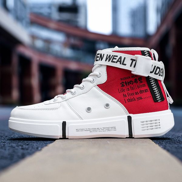 unn 2019 autumn winter men shoes waterproof pu man high shoes sneakers comfortable man casual outdoor men's footwear, Black
unn 2019 autumn winter men shoes waterproof pu man high shoes sneakers comfortable man casual outdoor men's footwear, Black