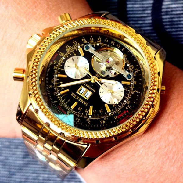 new waterproof big watch men watches wristwatches male original clocks gold plated automatic mechanical watches men, Slivery;brown
new waterproof big watch men watches wristwatches male original clocks gold plated automatic mechanical watches men, Slivery;brown