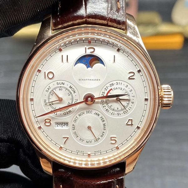 v9 portugal series iw503302 movement 52610 movement sapphire mirror 41mm13mm men's fashion sports watch automatic mecha322e, Slivery;brown
v9 portugal series iw503302 movement 52610 movement sapphire mirror 41mm13mm men's fashion sports watch automatic mecha322e, Slivery;brown