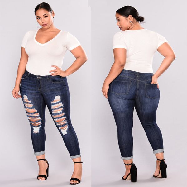 pencil jeans trousers skinny-pants ripped high-waist hole female women tassel dm001, Blue
pencil jeans trousers skinny-pants ripped high-waist hole female women tassel dm001, Blue