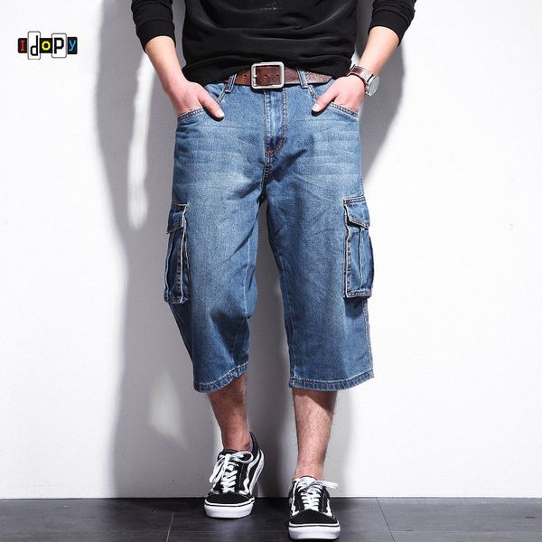 idopy classic mens cargo jeans shorts summer big pocket vintage washed plus size denim shorts male jean for men, Blue
idopy classic mens cargo jeans shorts summer big pocket vintage washed plus size denim shorts male jean for men, Blue