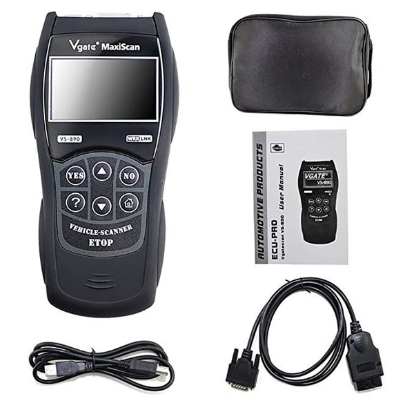 classic universal obd2 car engine diagnostic code scanner automotive fault code reader can check scan tool obd2 ii -vs890 reset
classic universal obd2 car engine diagnostic code scanner automotive fault code reader can check scan tool obd2 ii -vs890 reset