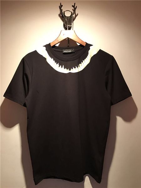 2019 summer new fashion mens t shirt neckline shark teeth prints couples t shirt mens clothing casual mens short sleev, White;black
2019 summer new fashion mens t shirt neckline shark teeth prints couples t shirt mens clothing casual mens short sleev, White;black