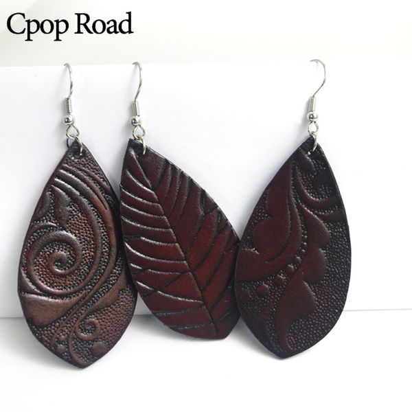 cpop урожай тиснение цветочного узор листьев из натуральной кожи серьга для женщин personality statement мотаться серьги мода ювелирных пода, Silver
cpop урожай тиснение цветочного узор листьев из натуральной кожи серьга для женщин personality statement мотаться серьги мода ювелирных пода, Silver