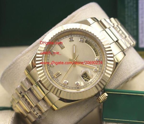 luxury wristwatches sapphire glass 41mm day-date diamond 326938 asia 2813 movement automatic mechanical mens watch watches, Slivery;brown
luxury wristwatches sapphire glass 41mm day-date diamond 326938 asia 2813 movement automatic mechanical mens watch watches, Slivery;brown