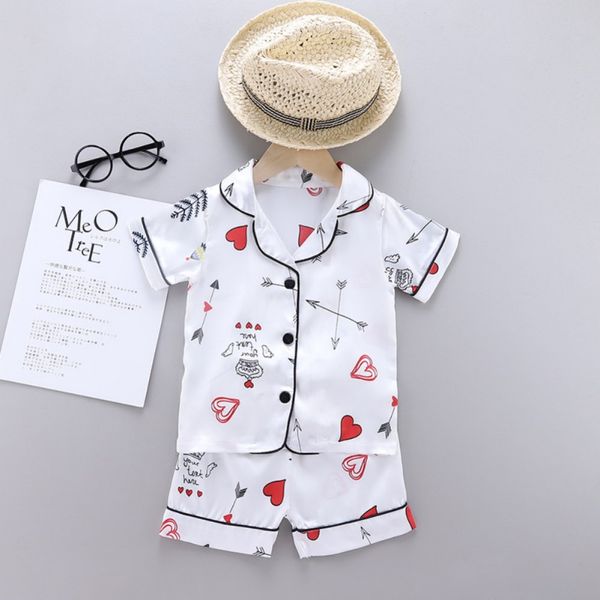 pajamas baby boys girls kids sleepwear bow arrow print short sleeve cute nightclothes set blouse +shortssleepwear, Blue;red
pajamas baby boys girls kids sleepwear bow arrow print short sleeve cute nightclothes set blouse +shortssleepwear, Blue;red
