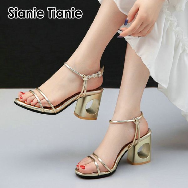 sianie tianie 2020 summer gold silver open toe woman sandals block high heels pumps wedding party shoes women gladiator sandals, Black
sianie tianie 2020 summer gold silver open toe woman sandals block high heels pumps wedding party shoes women gladiator sandals, Black