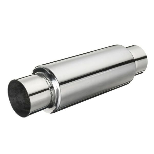 car exhaust pipe muffler tail pipe universal exhaust turbine muffler resonator stainless steel 2.5"" inlet/outlet 12"" l
car exhaust pipe muffler tail pipe universal exhaust turbine muffler resonator stainless steel 2.5"" inlet/outlet 12"" l