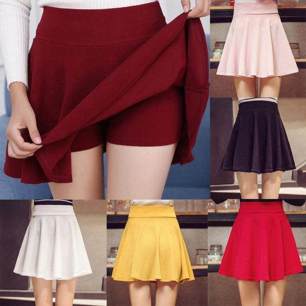 2019 women summer high waist pleated skirt elegant a-line school flared short skirt plus size 3xl girls korean mini, Black
2019 women summer high waist pleated skirt elegant a-line school flared short skirt plus size 3xl girls korean mini, Black