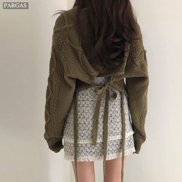 2019 knit short sweater women thick femme autumn women pullover female sweaters loose pullover, White;black
2019 knit short sweater women thick femme autumn women pullover female sweaters loose pullover, White;black