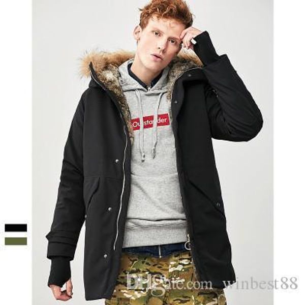2018 goose men's langford parka men winter feather overcoat timeless style jacket hooded goose down jacket for men, Black
2018 goose men's langford parka men winter feather overcoat timeless style jacket hooded goose down jacket for men, Black