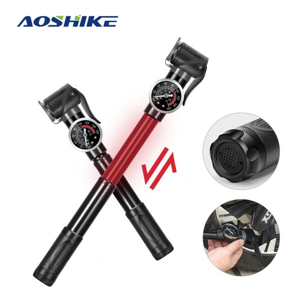 aoshike 1pcs portable high pressure pump mini alloy bike motocycle ball pump hand cycling tire portable bikes inflator
aoshike 1pcs portable high pressure pump mini alloy bike motocycle ball pump hand cycling tire portable bikes inflator