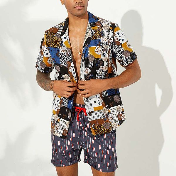 summer men printing shirt breathable short sleeve brand button streetwear casual beach mens hawaiian shirts vacation camisa 2020, White;black
summer men printing shirt breathable short sleeve brand button streetwear casual beach mens hawaiian shirts vacation camisa 2020, White;black