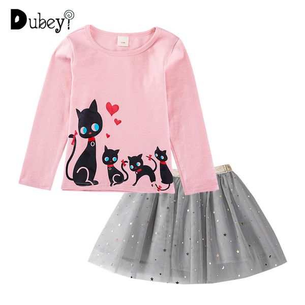 new long sleeve girl clothes cartoon cat print kids costume casual boutique clothing for little girl holiday party, White
new long sleeve girl clothes cartoon cat print kids costume casual boutique clothing for little girl holiday party, White