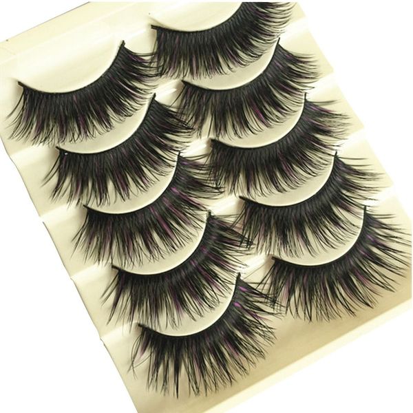 5 pairs handmade black false eyelashes extension lashes new fashion long thick eye lash makeup tools
5 pairs handmade black false eyelashes extension lashes new fashion long thick eye lash makeup tools