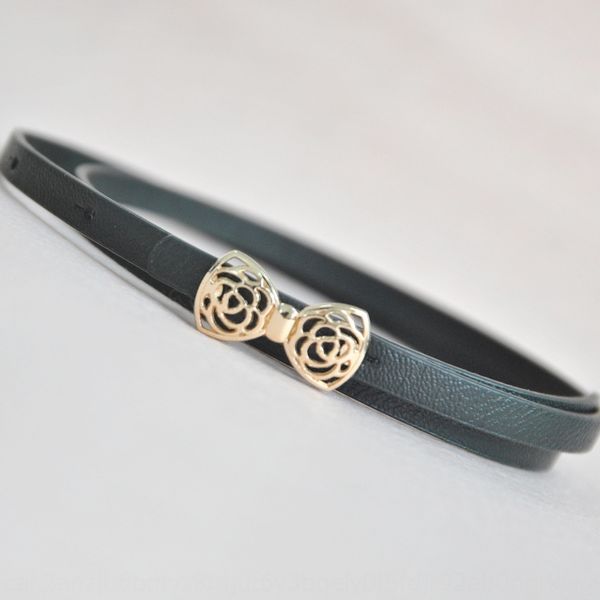 1032 boutique bow flower leather head color series women's thin belt butterfly butterfly women's clothing, Black;brown
1032 boutique bow flower leather head color series women's thin belt butterfly butterfly women's clothing, Black;brown