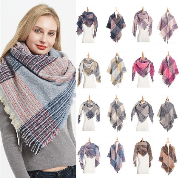 40 colors women plaid scarves grid tassel wrap oversized check shawl winter neckerchief lattice triangle blanket scarf china wholesale free, Blue;gray
40 colors women plaid scarves grid tassel wrap oversized check shawl winter neckerchief lattice triangle blanket scarf china wholesale free, Blue;gray