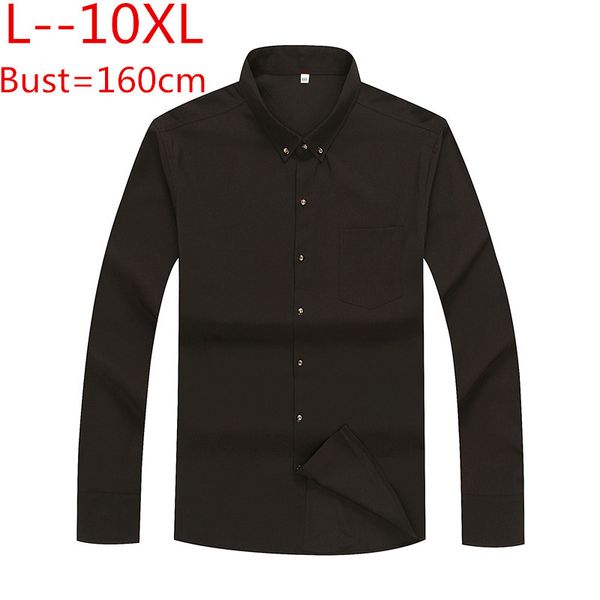 plus size 10xl 9xl 8xl 6xl 5xl brand camisa masculina long sleeve shirt men korean loose design formal casual male dress shirt, White;black
plus size 10xl 9xl 8xl 6xl 5xl brand camisa masculina long sleeve shirt men korean loose design formal casual male dress shirt, White;black