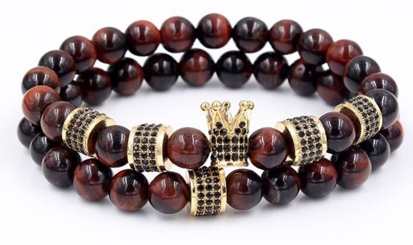 8mm 2pcs/lot jfh3 gold silver copper cz zircon cubic zirconia elastic crown red prayer buddha yoga tigereye bracelet bangles, Black
8mm 2pcs/lot jfh3 gold silver copper cz zircon cubic zirconia elastic crown red prayer buddha yoga tigereye bracelet bangles, Black