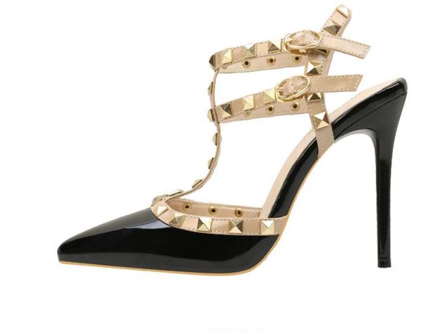 sellnew fashion jewelry designer women contracted club high heel with shallow mouth pointed rivet hollow out women's shoes 34-39, Black
sellnew fashion jewelry designer women contracted club high heel with shallow mouth pointed rivet hollow out women's shoes 34-39, Black