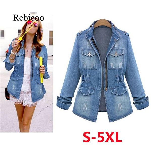 denim jacket women's 2019 autumn fashion long-sleeved jeans jacket casual denim shirt xl 5xl, Black;brown
denim jacket women's 2019 autumn fashion long-sleeved jeans jacket casual denim shirt xl 5xl, Black;brown