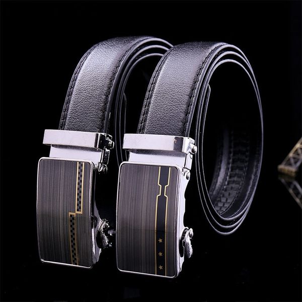genuine black leather genuine black men's men's automatic leather belt belt buckle automatic buckle, Black;brown
genuine black leather genuine black men's men's automatic leather belt belt buckle automatic buckle, Black;brown