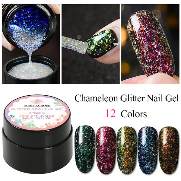 nail gel chameleon polish set 5ml starry flakes sequins platinum glitter art led varnish black base need, Red;pink
nail gel chameleon polish set 5ml starry flakes sequins platinum glitter art led varnish black base need, Red;pink