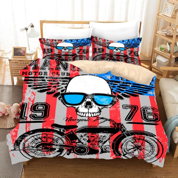 sugar skull motorcycle bedding set 2/3pcs bedspread throw pillowcase twin king size boy bedding sets,modern style bed sets
sugar skull motorcycle bedding set 2/3pcs bedspread throw pillowcase twin king size boy bedding sets,modern style bed sets