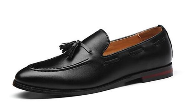 new tassels men leather shoes doug casual flat slip-on driver dress loafers pointed toe moccasin wedding shoes, Black
new tassels men leather shoes doug casual flat slip-on driver dress loafers pointed toe moccasin wedding shoes, Black