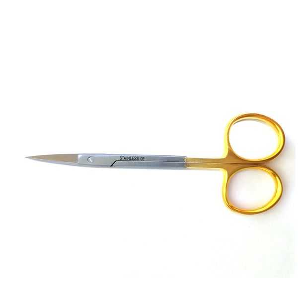 uvet 2pcs medical surgical scissors stainless steel gold handle 12cm pointed nurse scissors pet farm products supplies
uvet 2pcs medical surgical scissors stainless steel gold handle 12cm pointed nurse scissors pet farm products supplies