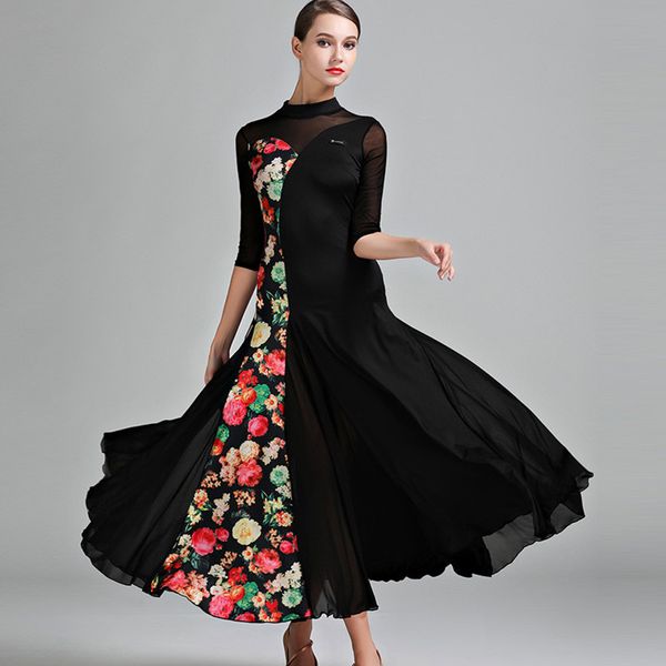 2019 new ballroom dress woman ballroom waltz dresses dance clothes waltz dance costumes spanish flamenco dress -trot, Black;red
2019 new ballroom dress woman ballroom waltz dresses dance clothes waltz dance costumes spanish flamenco dress -trot, Black;red