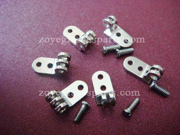 universal super quality eyeglass hinges for wood frames,plastic frames,tr-frames,metal plastic frames,etc th-26, Silver
universal super quality eyeglass hinges for wood frames,plastic frames,tr-frames,metal plastic frames,etc th-26, Silver
